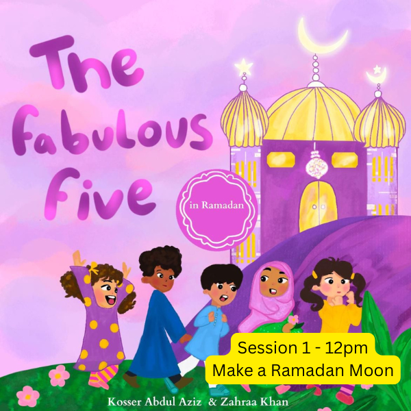 Storytime and Crafts - Session 1 - 12pm - (Ramadan Moon)